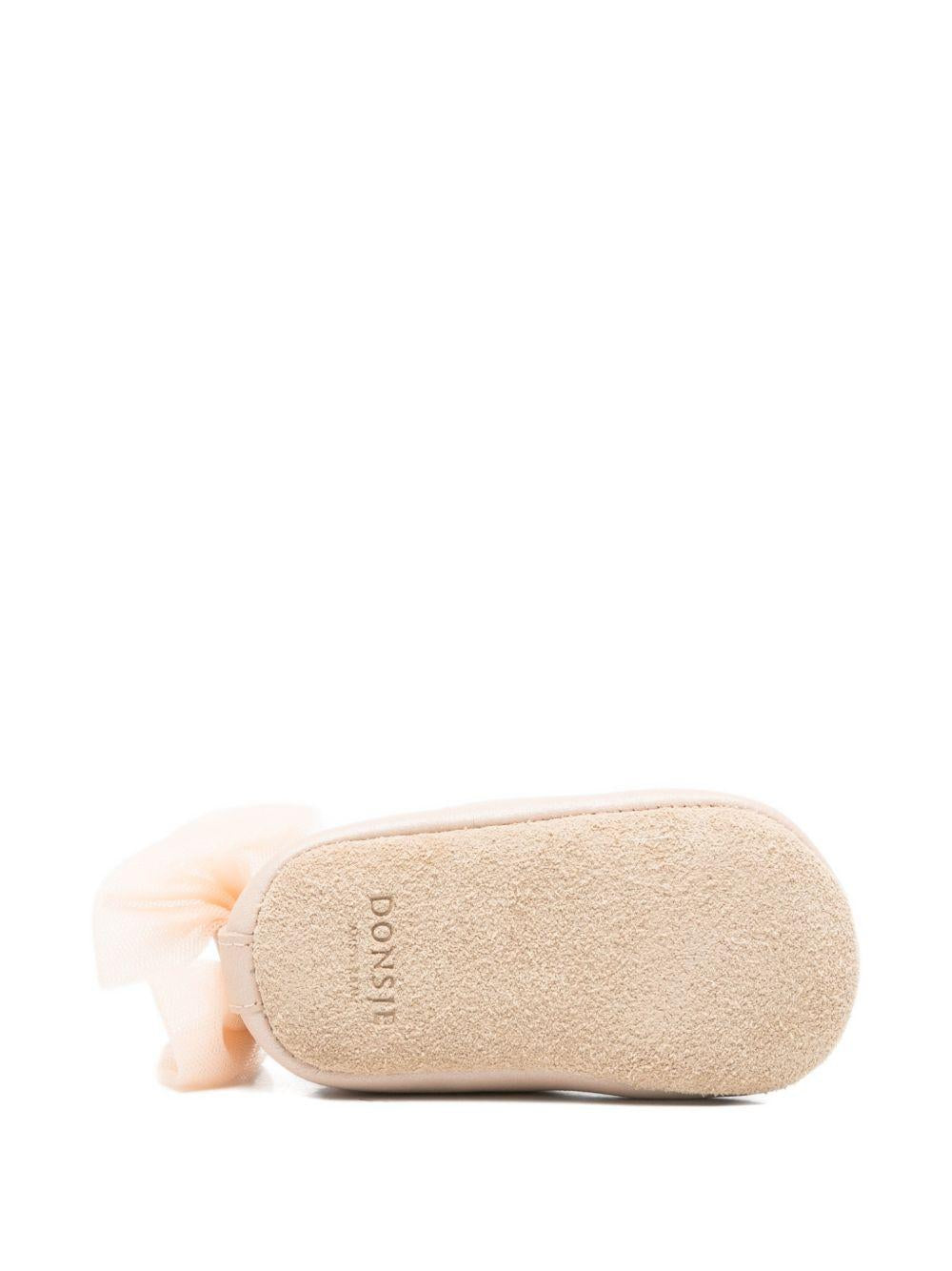 Ballerine per neonata Donsje rosa con dettaglio fiocco 1041100 NL142 DONSJE KIDS