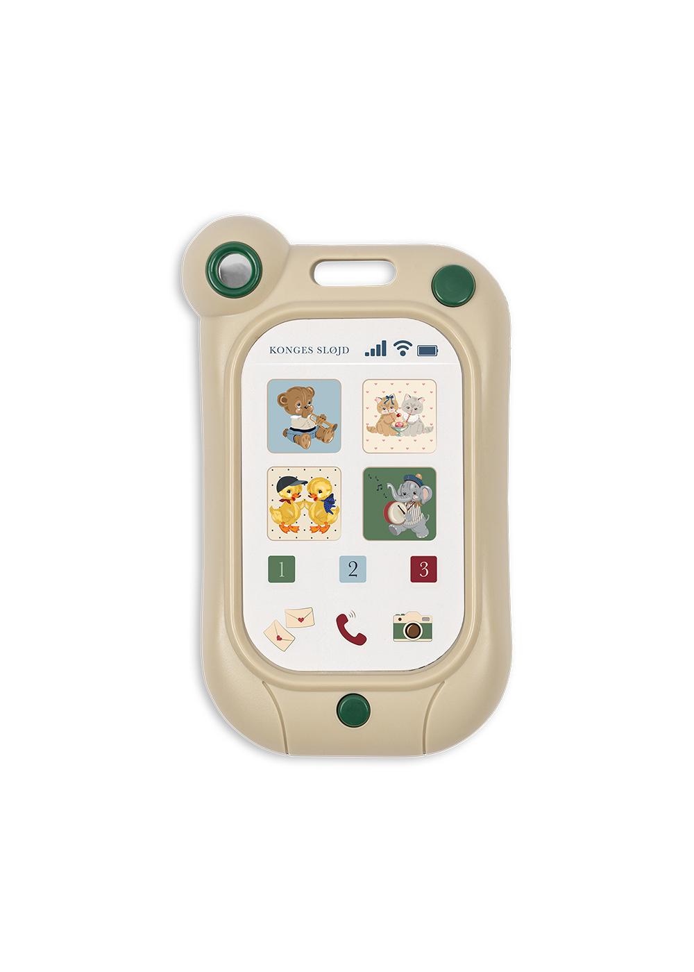 Telefono per bambini Konges Slojd beige con suoni e pulsanti KS105505 MULTI KONGES SLOJD