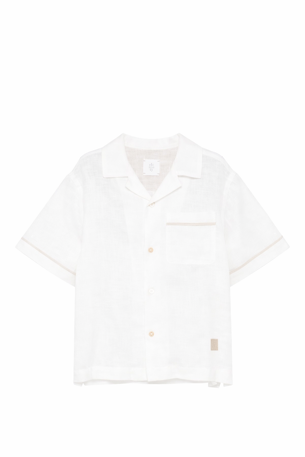 Camicia per bambino Eleventy Kids bianca con colletto EY5P41 Z3681 101BG ELEVENTY KIDS