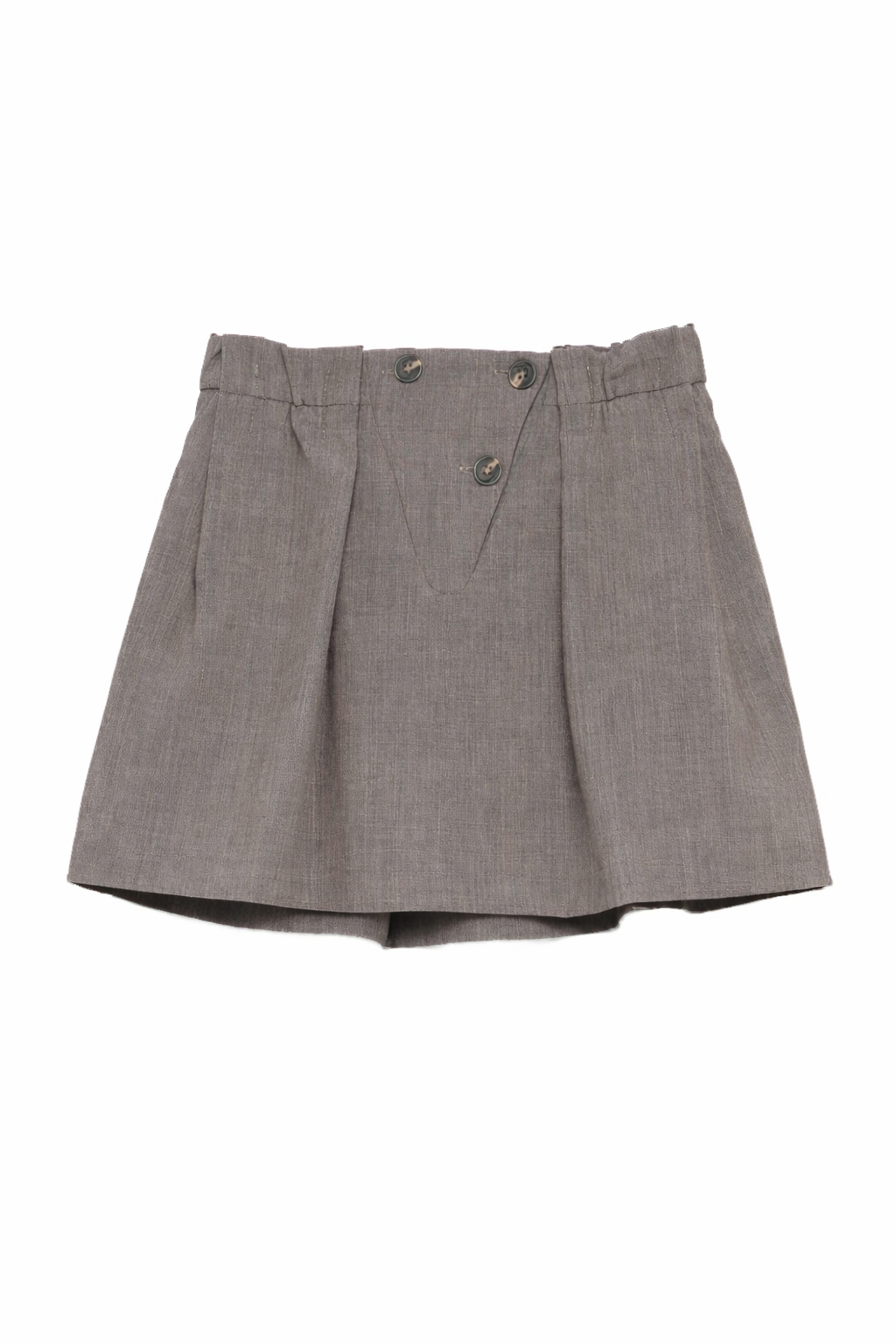 Gonna per bambina Douuod Kids grigia con dettaglio con bottoni DY7A61 I0321 808 DOUUOD KIDS