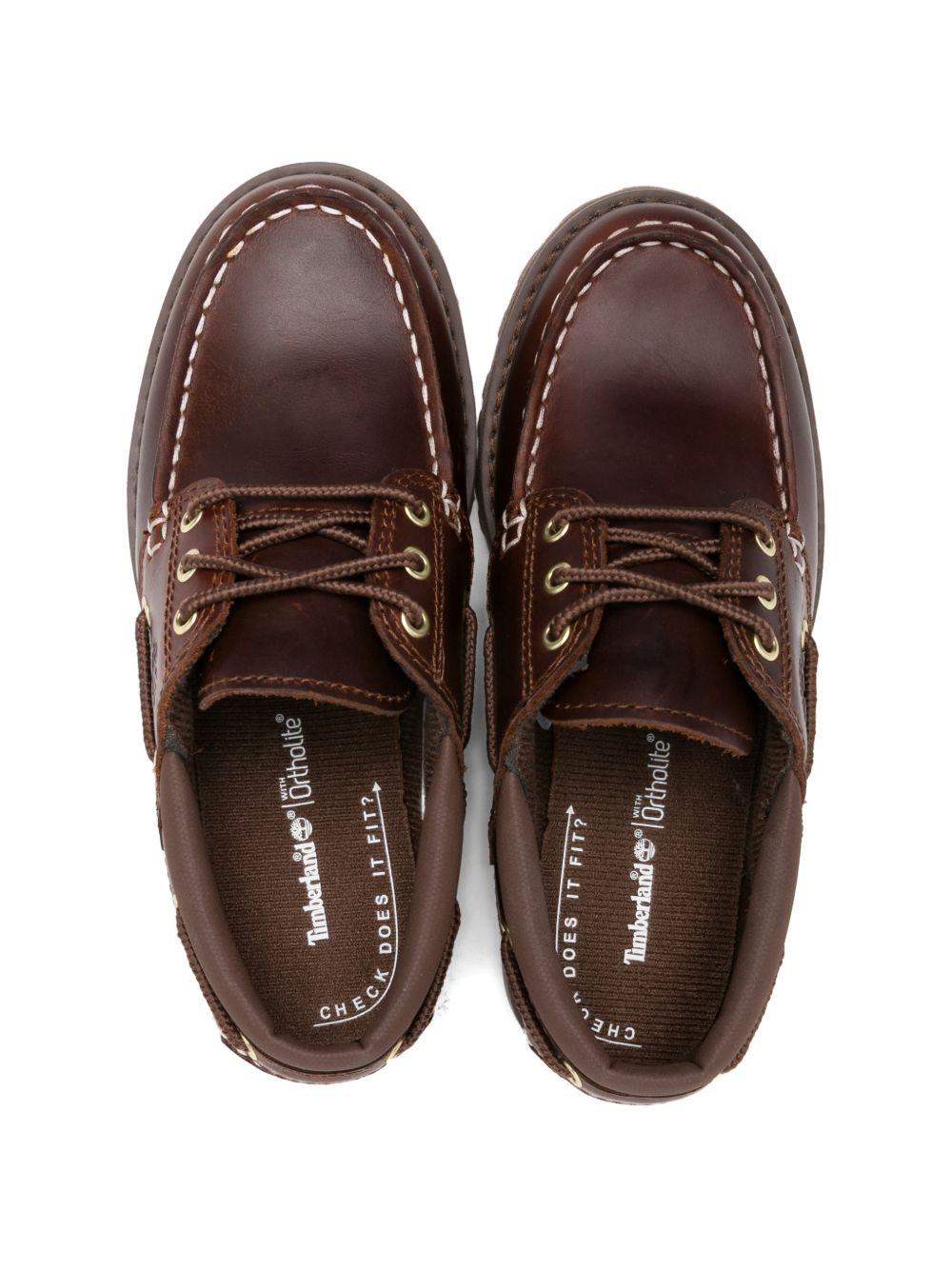 Mocassini per bambino Timberland Kids marrone con chiusura con lacci TB0A2A5F EM61 TIMBERLAND KIDS