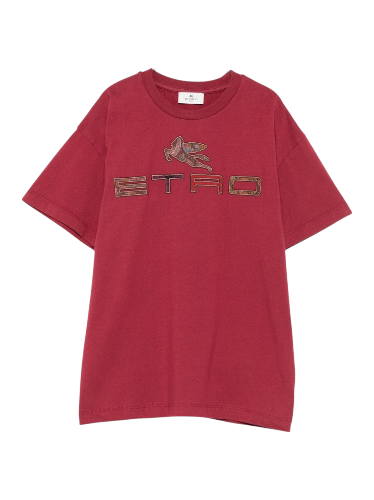 T-shirt per bambino ETRO KIDS rossa con logo sul davanti GX8P21 Z2904 416 ETRO KIDS