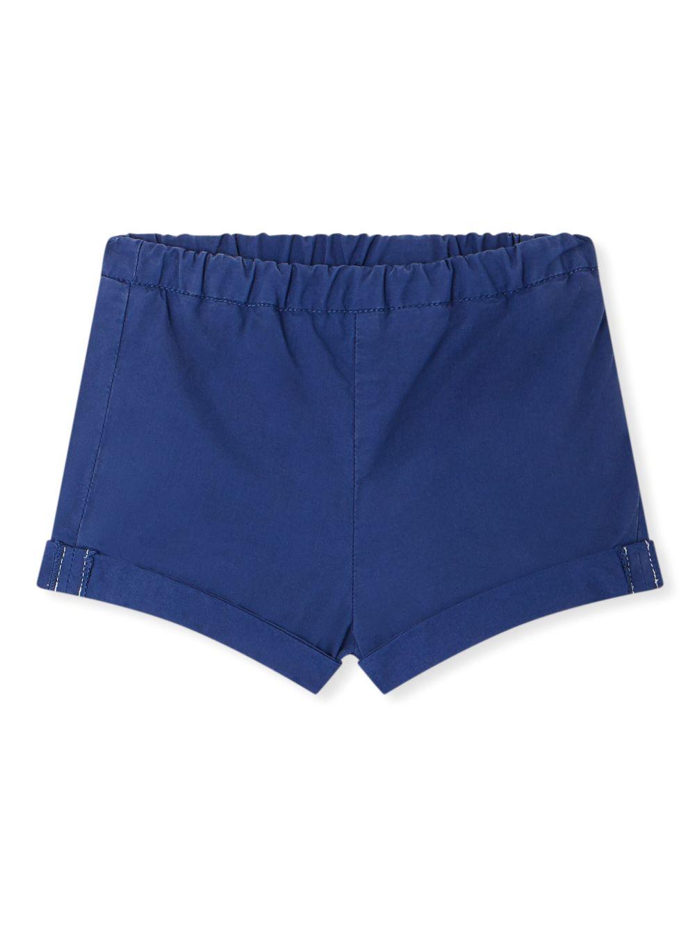 Shorts Ecady per neonata Bonpoint blu con tasca posteriore sagomata S05ZBEW00004 070 BONPOINT