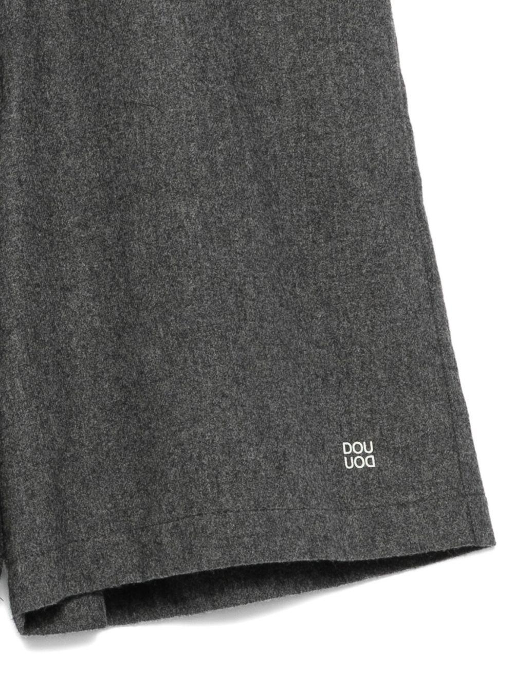 Pantaloni per bambina Douuod Kids grigi con orlo dritto DX6Q69 I0296 808 DOUUOD