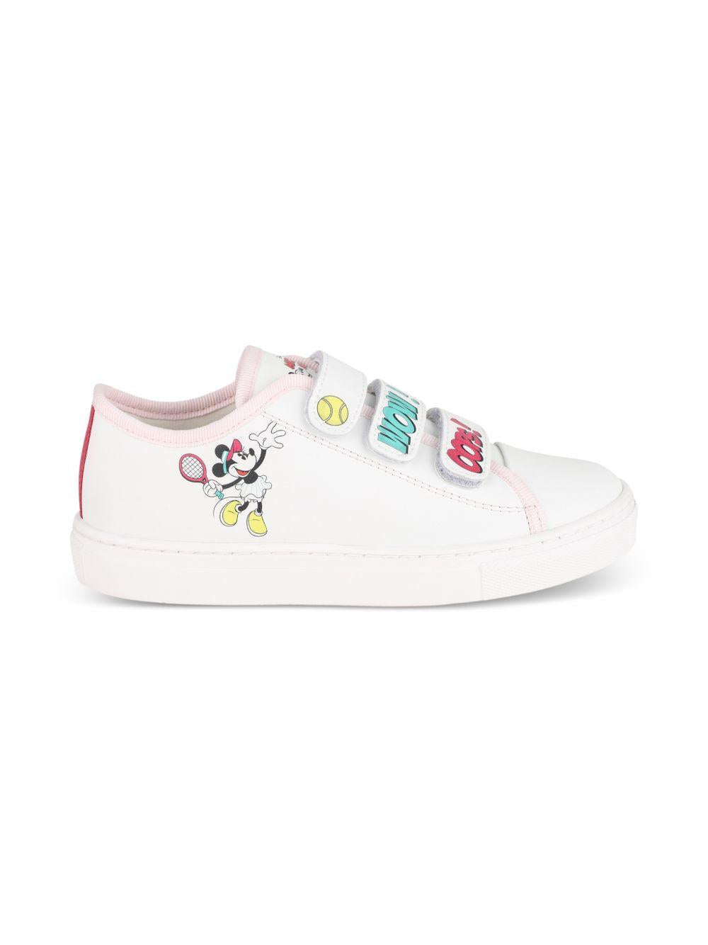 Scarpe per bambina The Marc Jacobs x Mickey Mouse bianche con punta tonda W60824 10P THE MARC JACOBS KIDS
