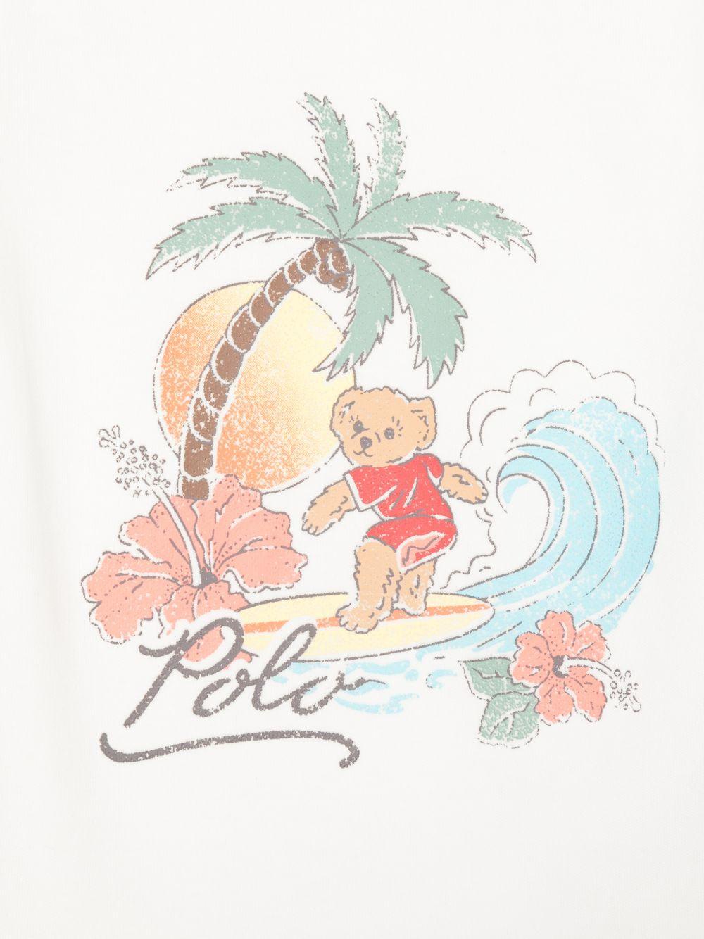 Set di due body per neonato Polo Ralph Lauren Kids bianco con stampa grafica 320B14126 001 Ralph Lauren kids
