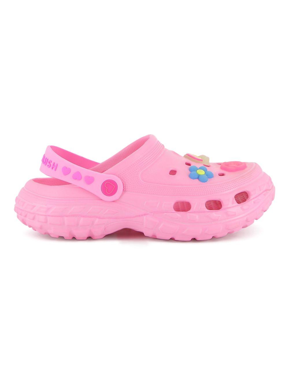 Clogs per bambina Billieblush rosa con applicazione fiori U21994 46N BILLIEBLUSH KIDS