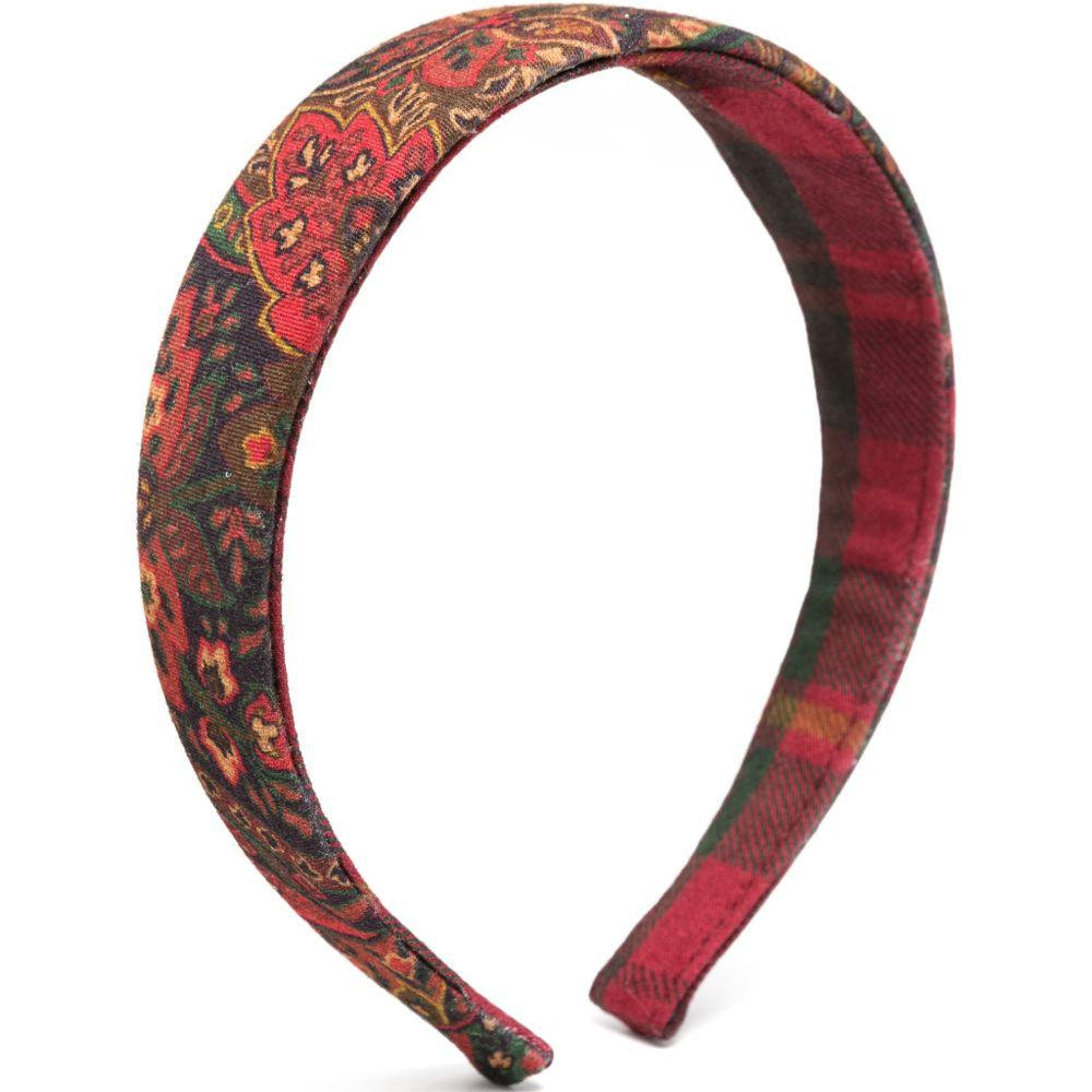 Cerchietto per capelli per bambina Etro Kids rosso con stampa Paisley GZ0A14 P0632 418MC ETRO KIDS