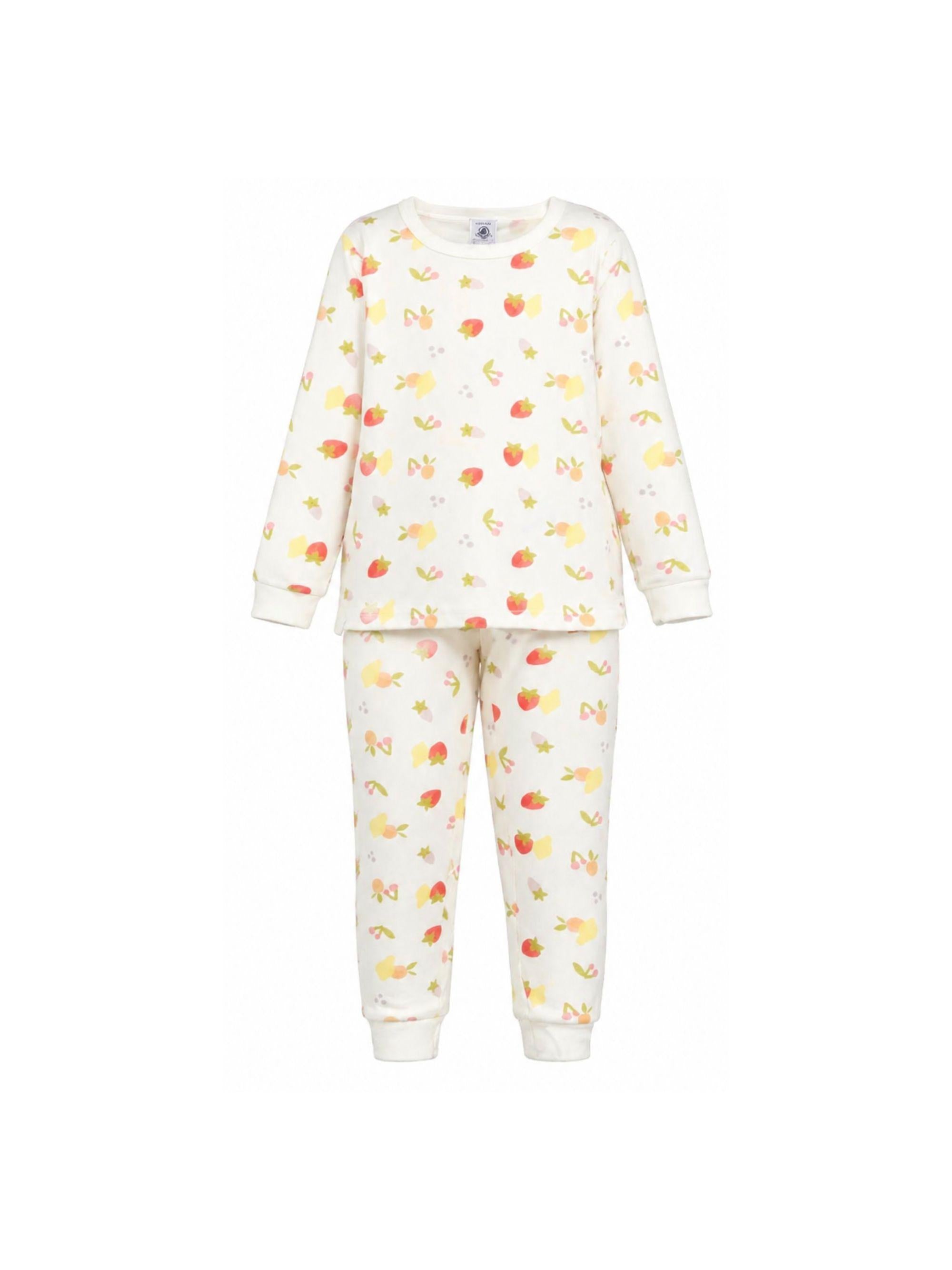 Pigiama per bambina Petit Bateau multicolore con stampa floreale A0FP7 01 PETIT BATEAU KIDS