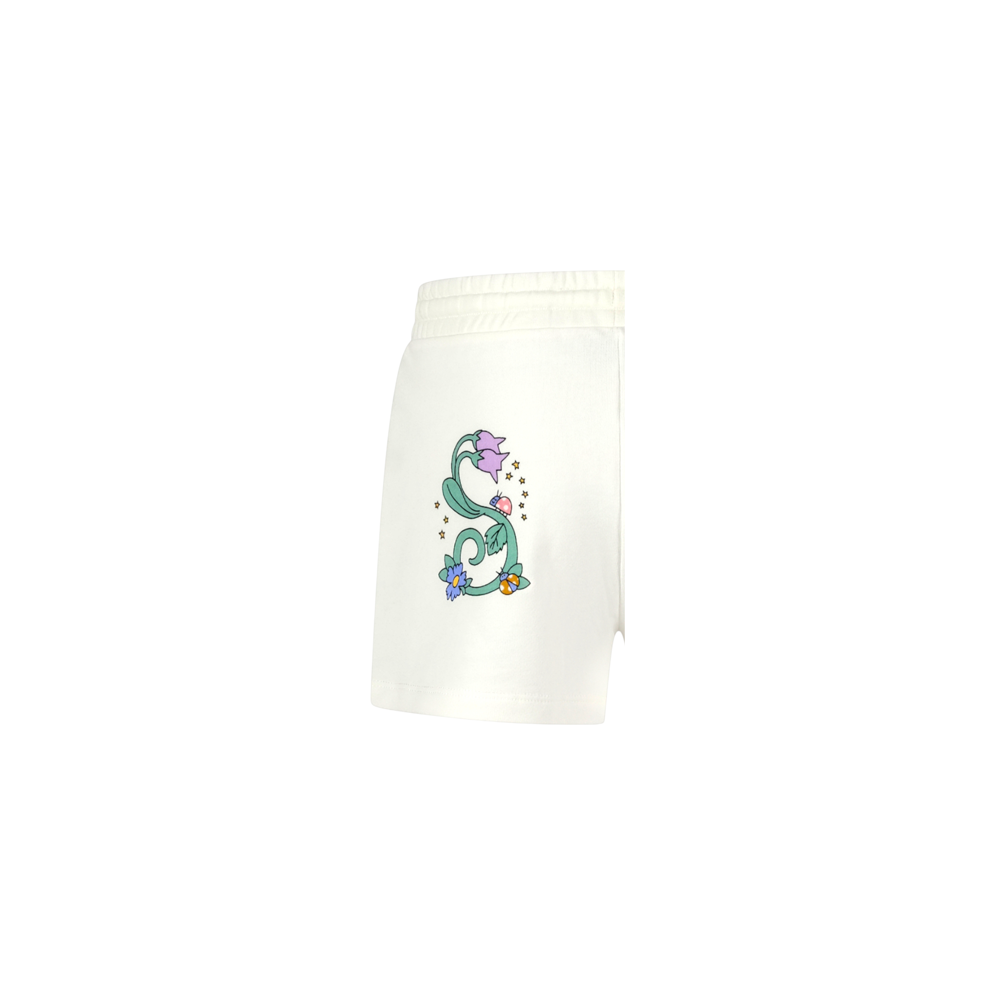 Shorts per bambina Stella McCartney Kids bianca con coulisse TY6A79 Z3409 101 STELLA McCARTNEY KIDS