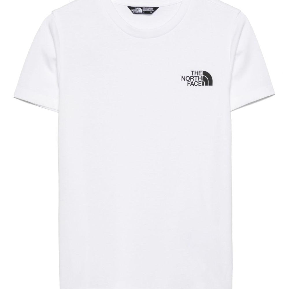 T-shirt per bambino The North Face Kids bianca con dettaglio logo NF0A87T4 FN41 THE NORTH FACE KIDS
