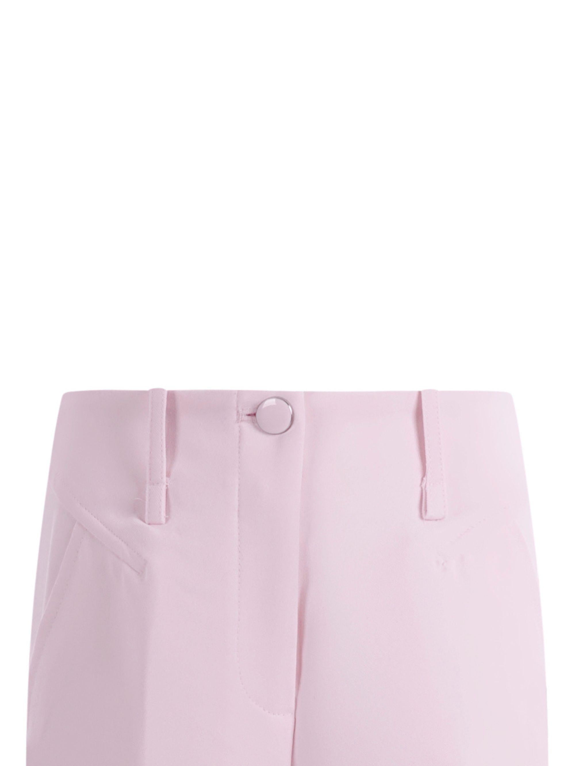 Pantaloni per bambina Monnalisa rosa chiaro con cuiture 71G404 7303 0091 MONNALISA KIDS