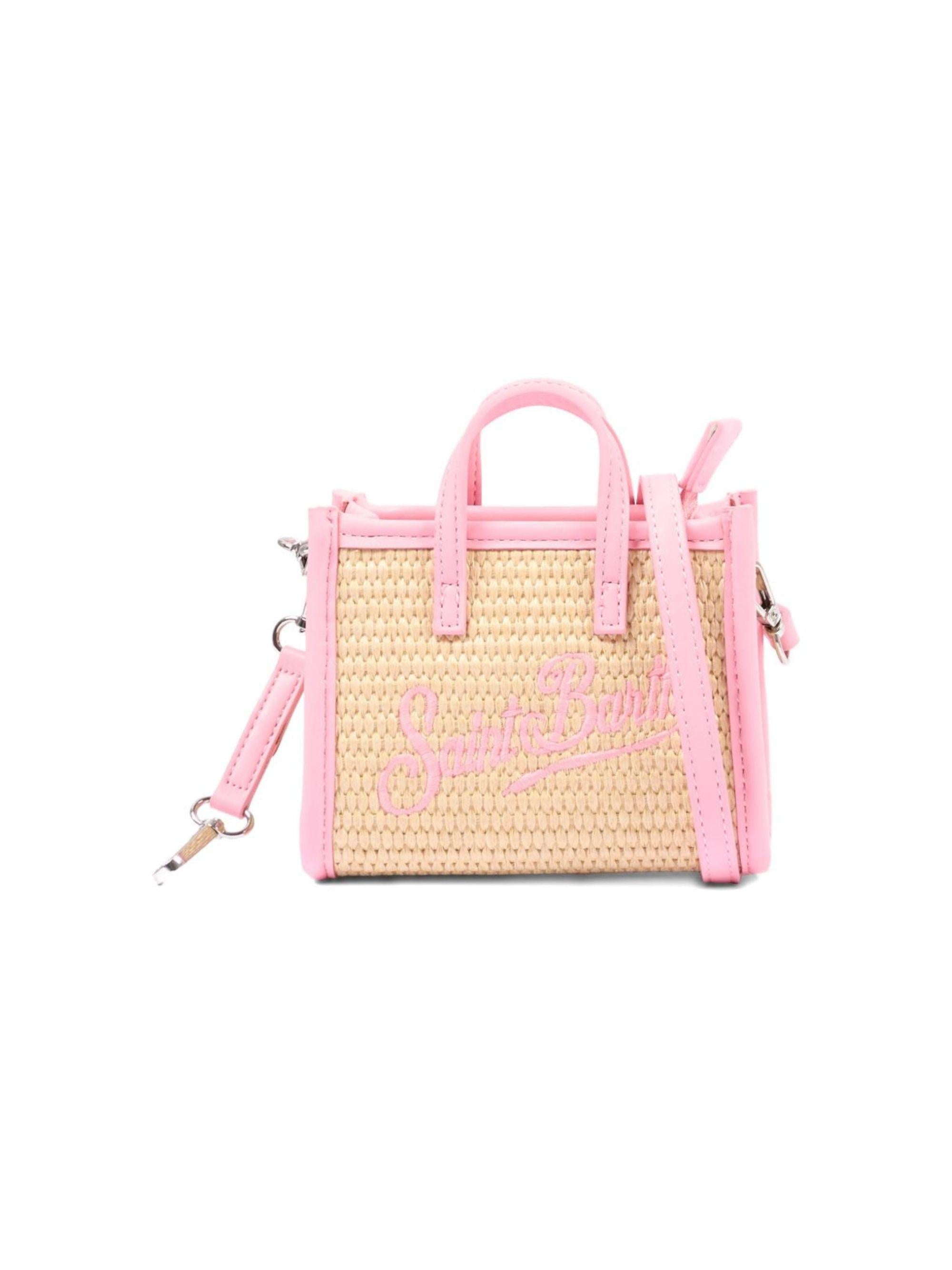 Borsa Vivian Micro MC2 Saint Barth beige con bordo a contrasto VIMS001 00415L MC2 ST. BARTH KIDS