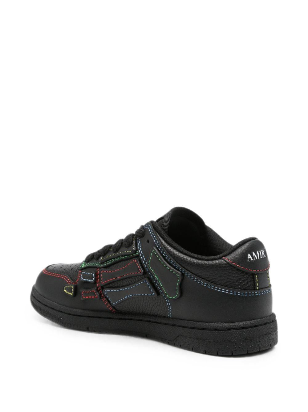 Sneakers per bambino Amiri Kids nere con dettaglio cuciture a contrasto AC326SN00 0002 AMIRI KIDS