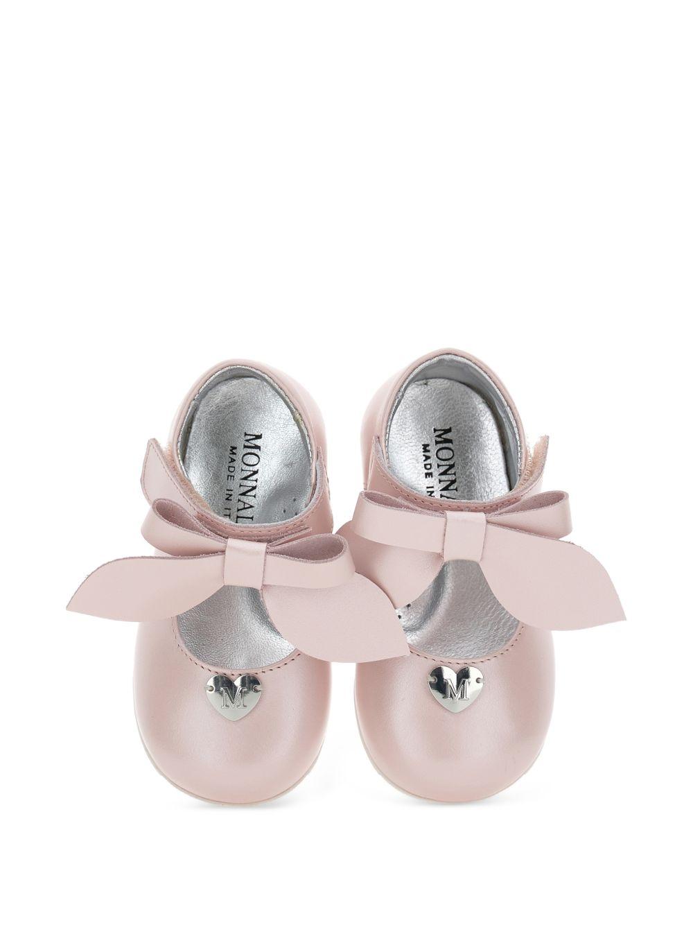 Ballerine per bambina Monnalisa Kids rosa con applicazione fiocco 83H000 8777 094F MONNALISA KIDS