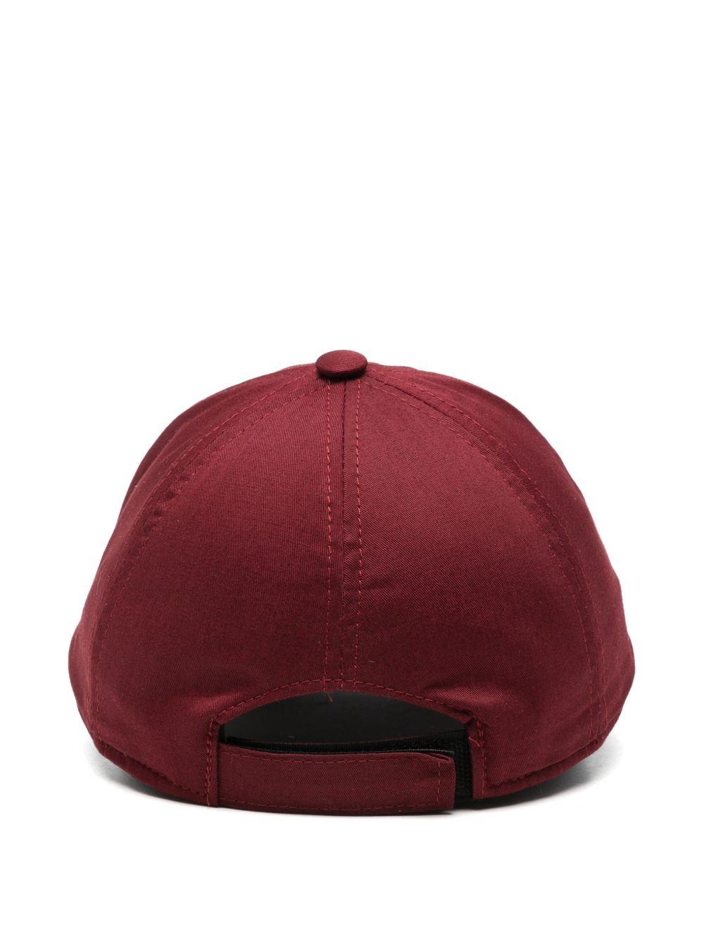 Berretto per bambino Balmain Kids bordeaux con visiera curva BZ0I47 Z1053 530 BALMAIN KIDS