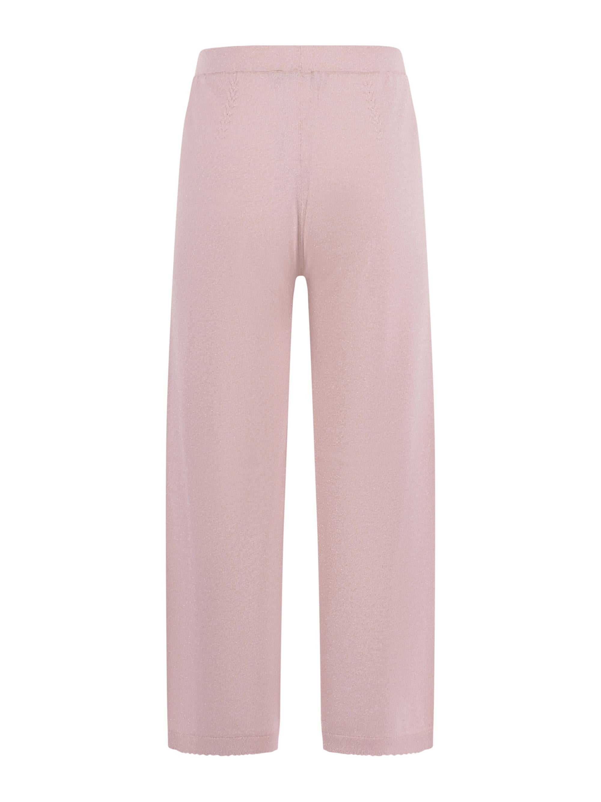 Pantaloni per bambina Emporio Armani Kids rosa con due tasche posteriori EG000781 AF22791 U4013 EMPORIO ARMANI KIDS