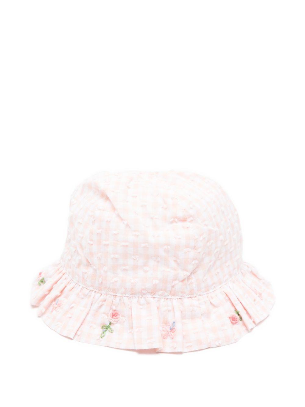 Cappello per neonata Tartine & Chocolat rosa chiaro con ricamo a fiori CC90010 30 TArtine & Chocolat