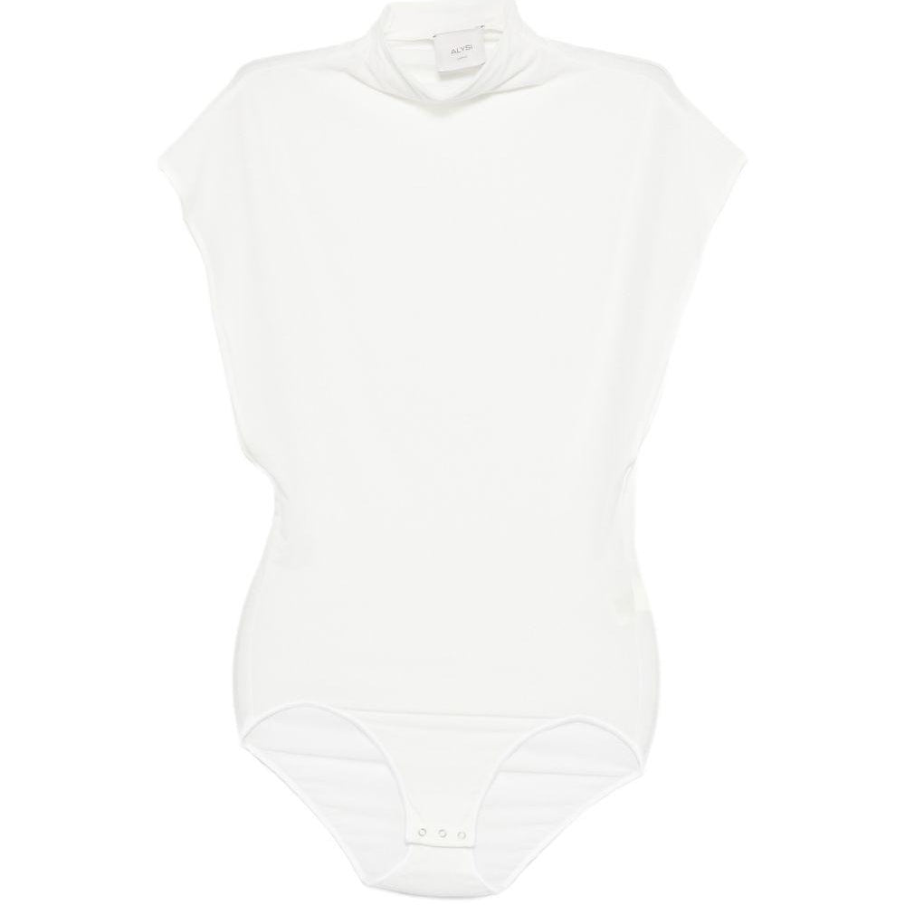 Body per donna Alysi bianco con collo alto 116403 P6014 BI ALYSI