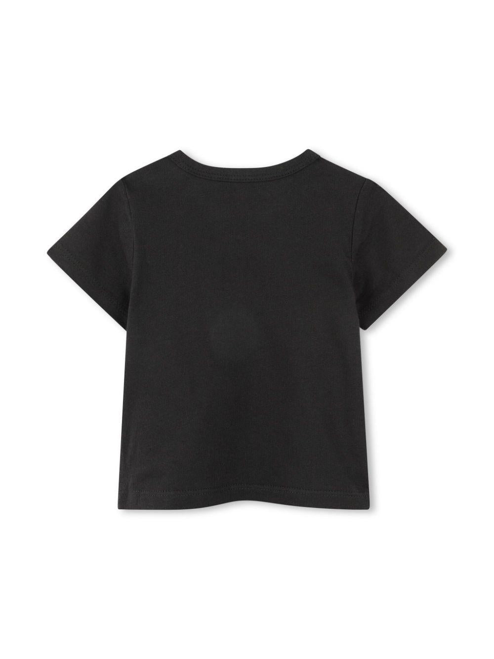 Tuta sportiva per neonato Karl Lagerfeld Kids beige con stampa Ikonik Karl (set di 3) Z30503 296 KARL LAGERFELD KIDS