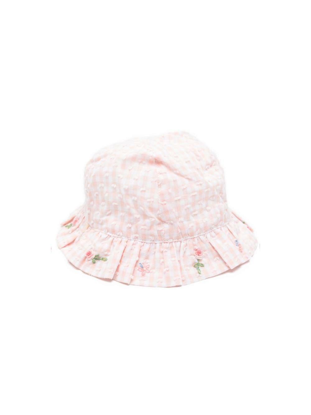 Cappello per neonata Tartine & Chocolat rosa chiaro con ricamo a fiori CC90010 30 TArtine & Chocolat KIDS