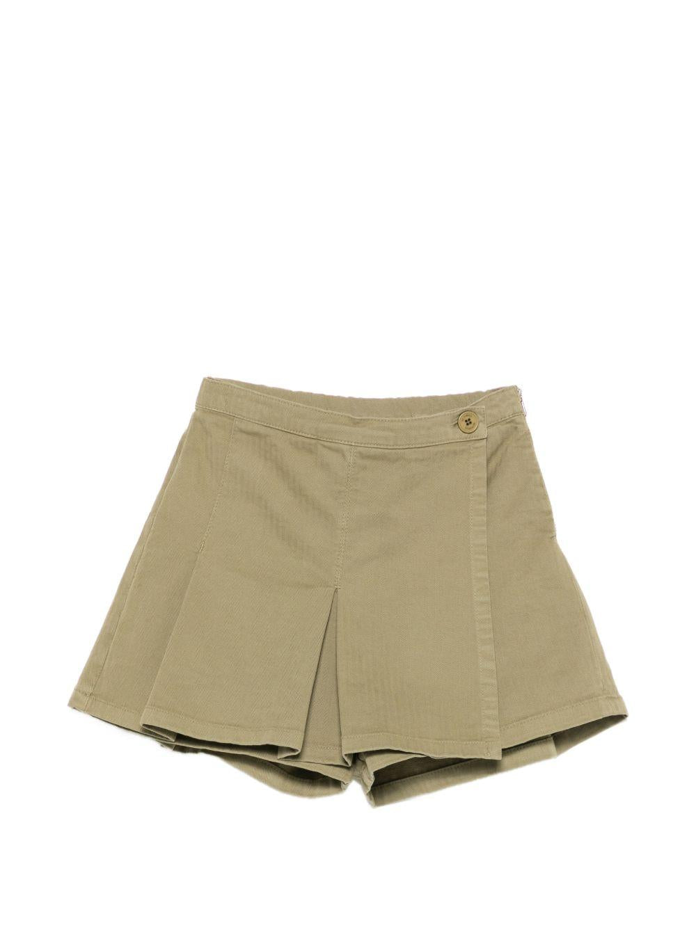 Bermuda per bambino Etro Kids verde con pieghe GY6A29 G0064 724 ETRO KIDS