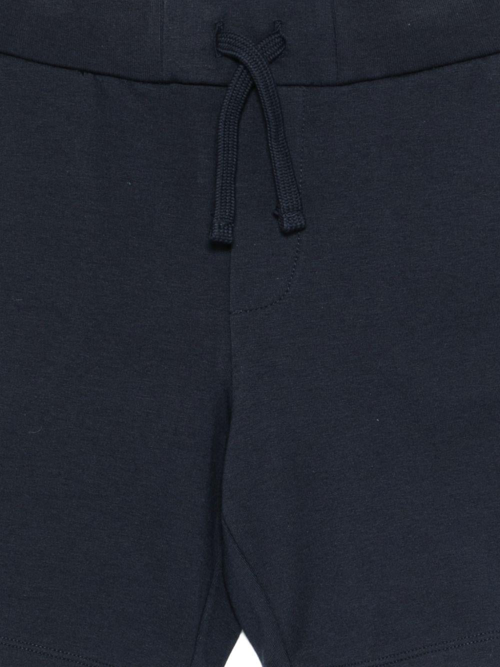 Shorts per bambino Paul & Shark Junior blu scuro con coulisse WUQ004LDA60 42370 PAUL & SHARK KIDS