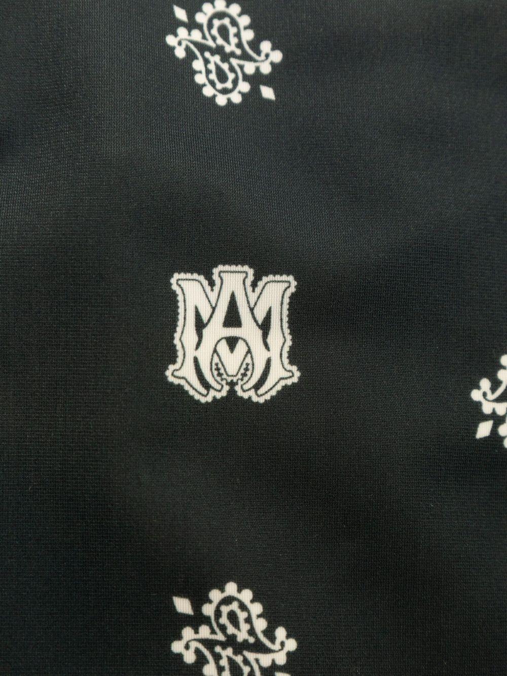 Costume intero per bambina Amiri Kids verde con stampa Paisley AKSWOP1006 508 AMIRI