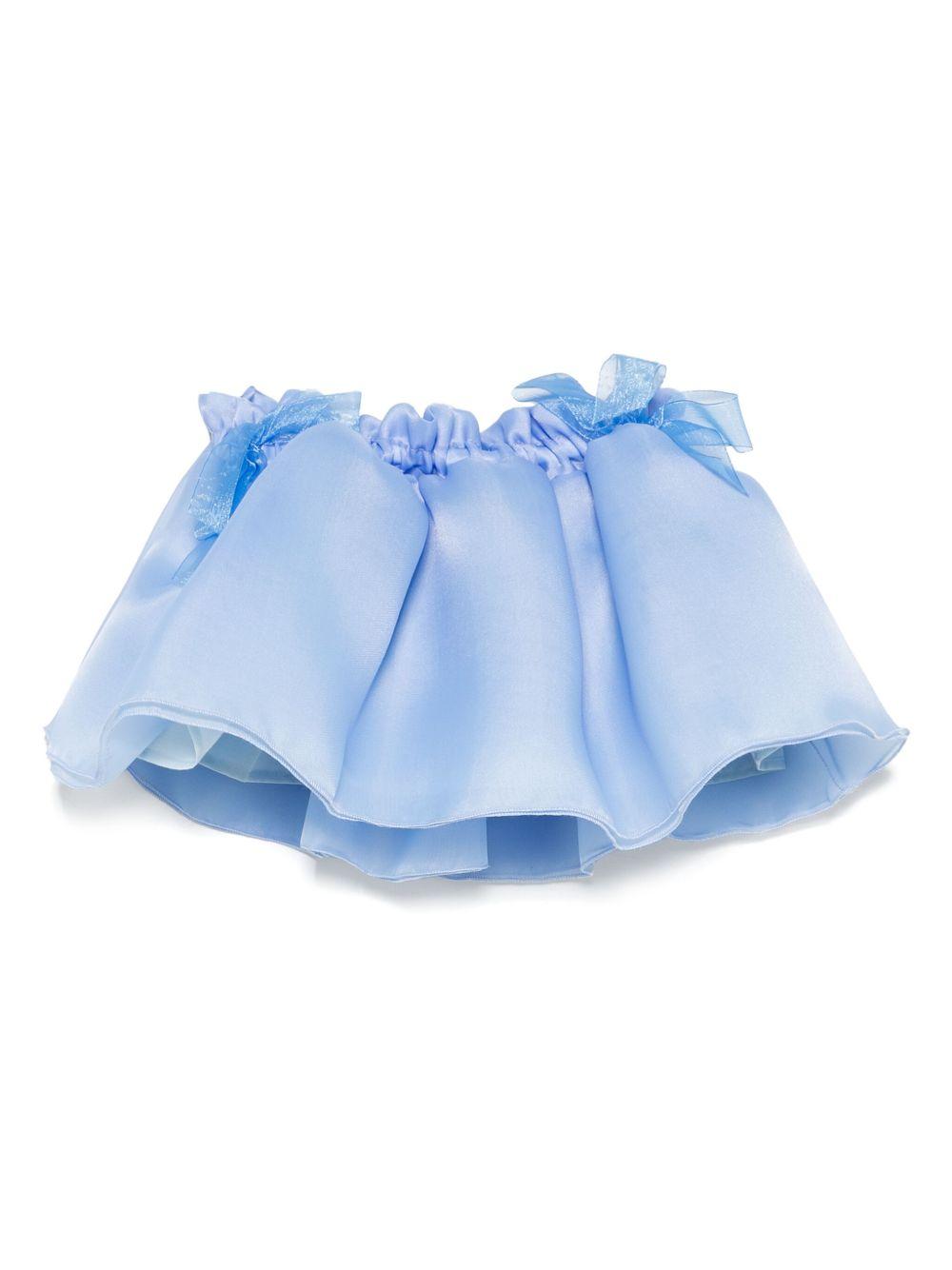 Gonna per neonata A'lapage azzurro in organza AL38 BLU CIELO A'LAPAGE