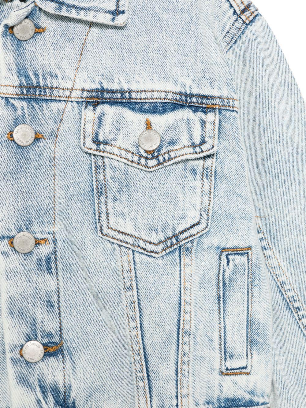Giacca per bambino Molo Hipolito in denim con bottoni 5S26M301 5457 MOLO KIDS