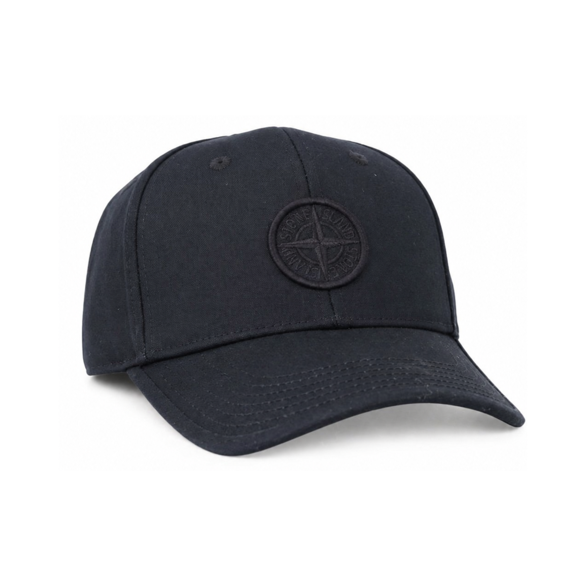 Cappello da baseball per bambino Stone Island Junior nero con applicazione L1S169100001S0248 V0029 STONE ISLAND KIDS