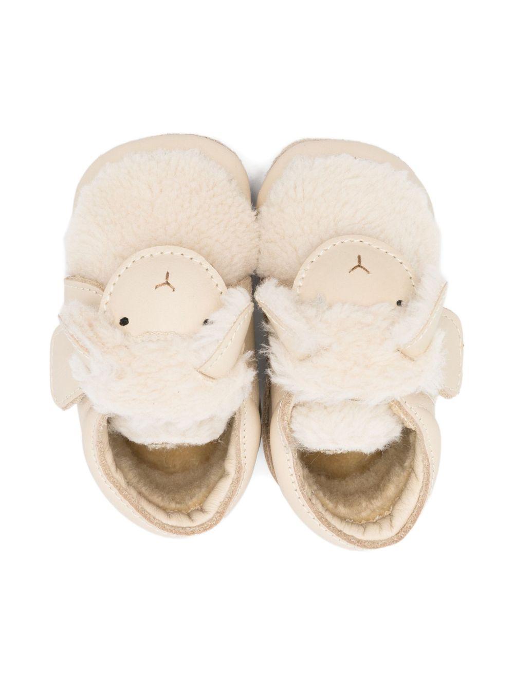 Scarpe da culla per neonati Donsje beige con muso di pecora 1042102 BL170 DONSJE