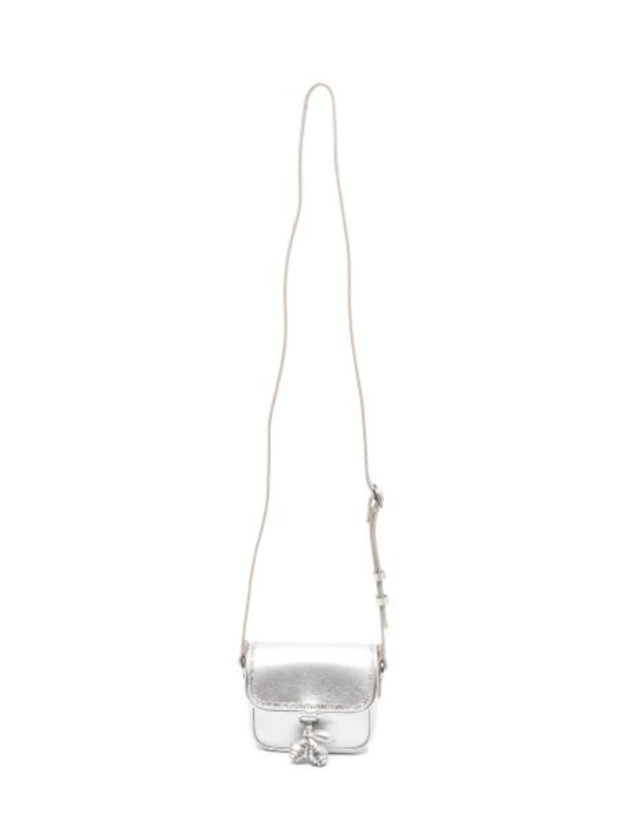 Borsa per bambina Bonpoint argentata con dettaglio ciliegie S06GBAL00001 089 BONPOINT KIDS