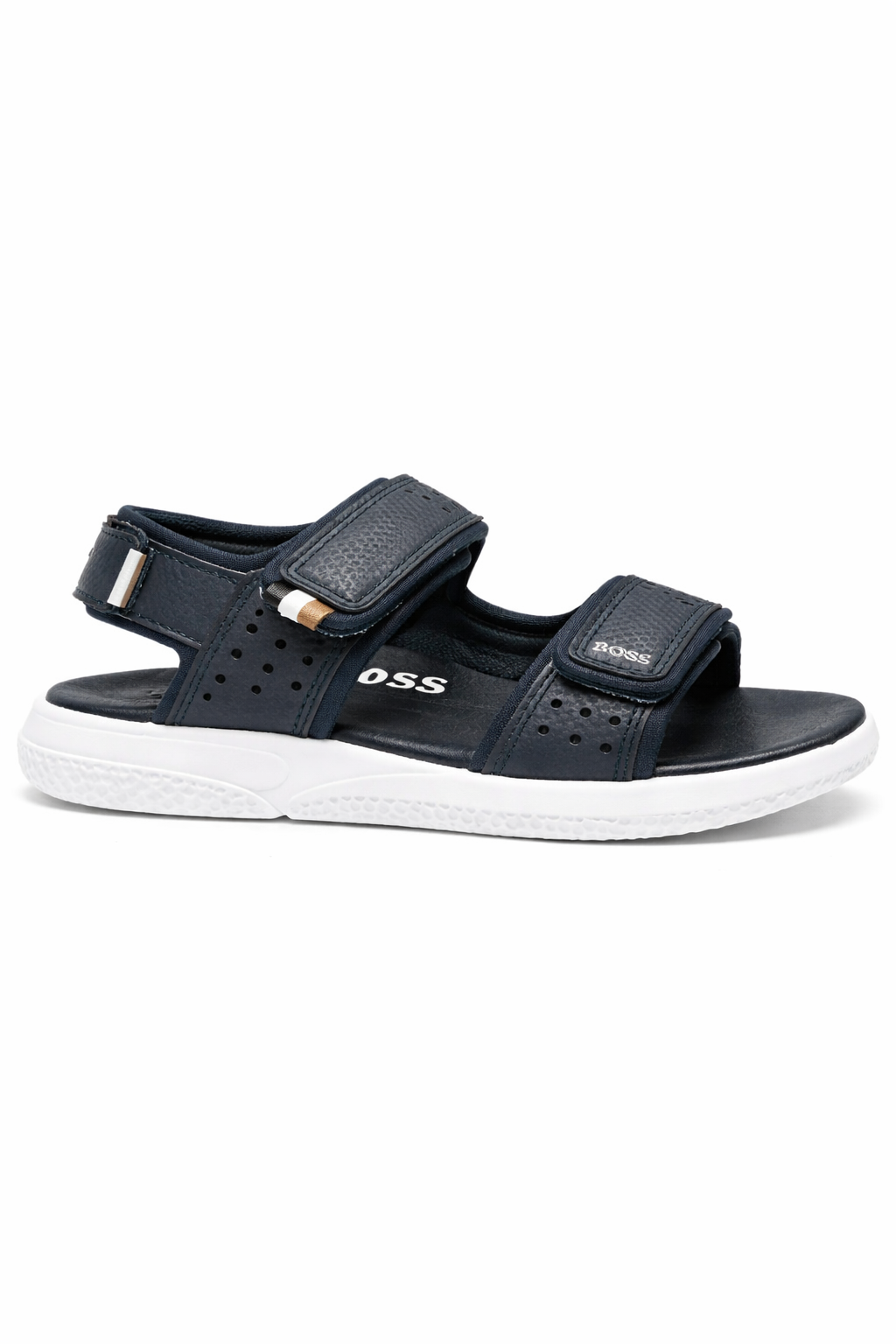 Samdali per bambino Boss Kids blu con stampa logo J52823 849 BOSS KIDS
