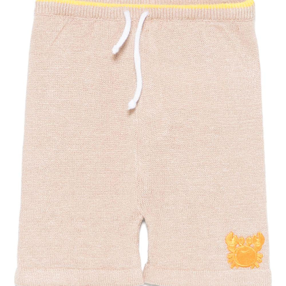 Pantaloni per neonato Gensami kids beige in maglia PT01-B-SOFT GOLD BEIGE GENSAMI KIDS