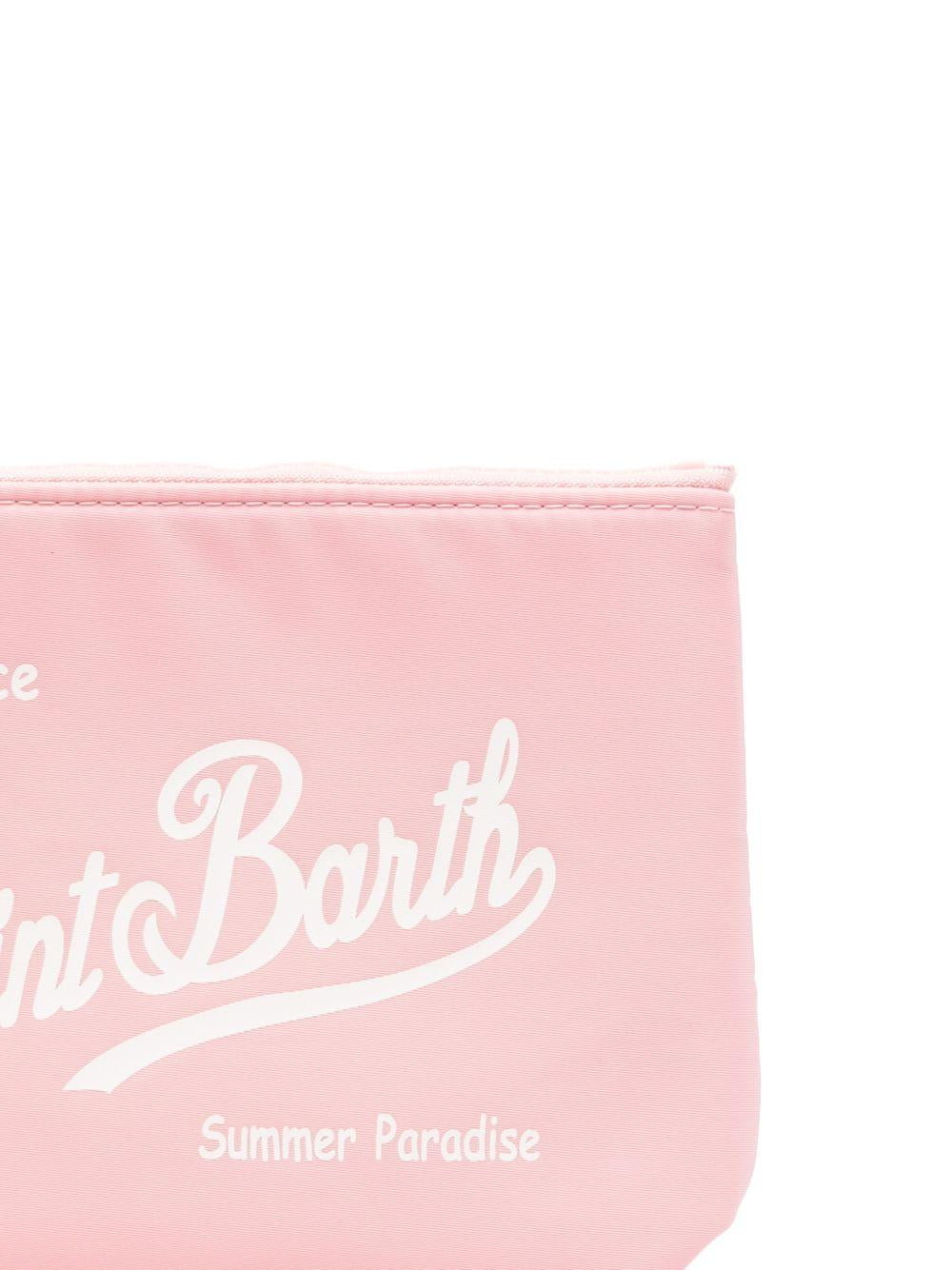 Pochette Aline MC2 Saint Barth rosa con logo a contrasto sul davanti ALI0053 00135L MC2 ST. BARTH