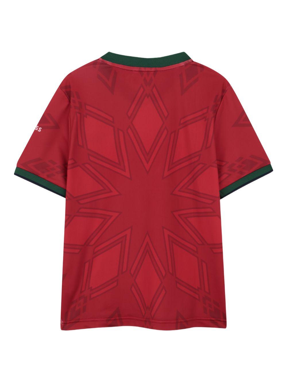 T-shirt per bambino Boss Kids rossa con stampa grafica J53255 978 BOSS KIDS