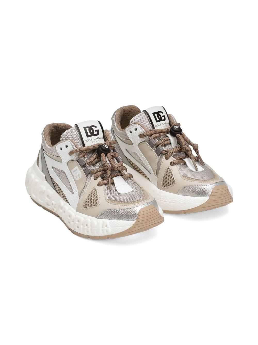 Sneakers per bambini Dolce & Gabbana Kids multicolore con logo sulla linguetta DA5290 AW521 8F591 DOLCE & GABBANA KIDS