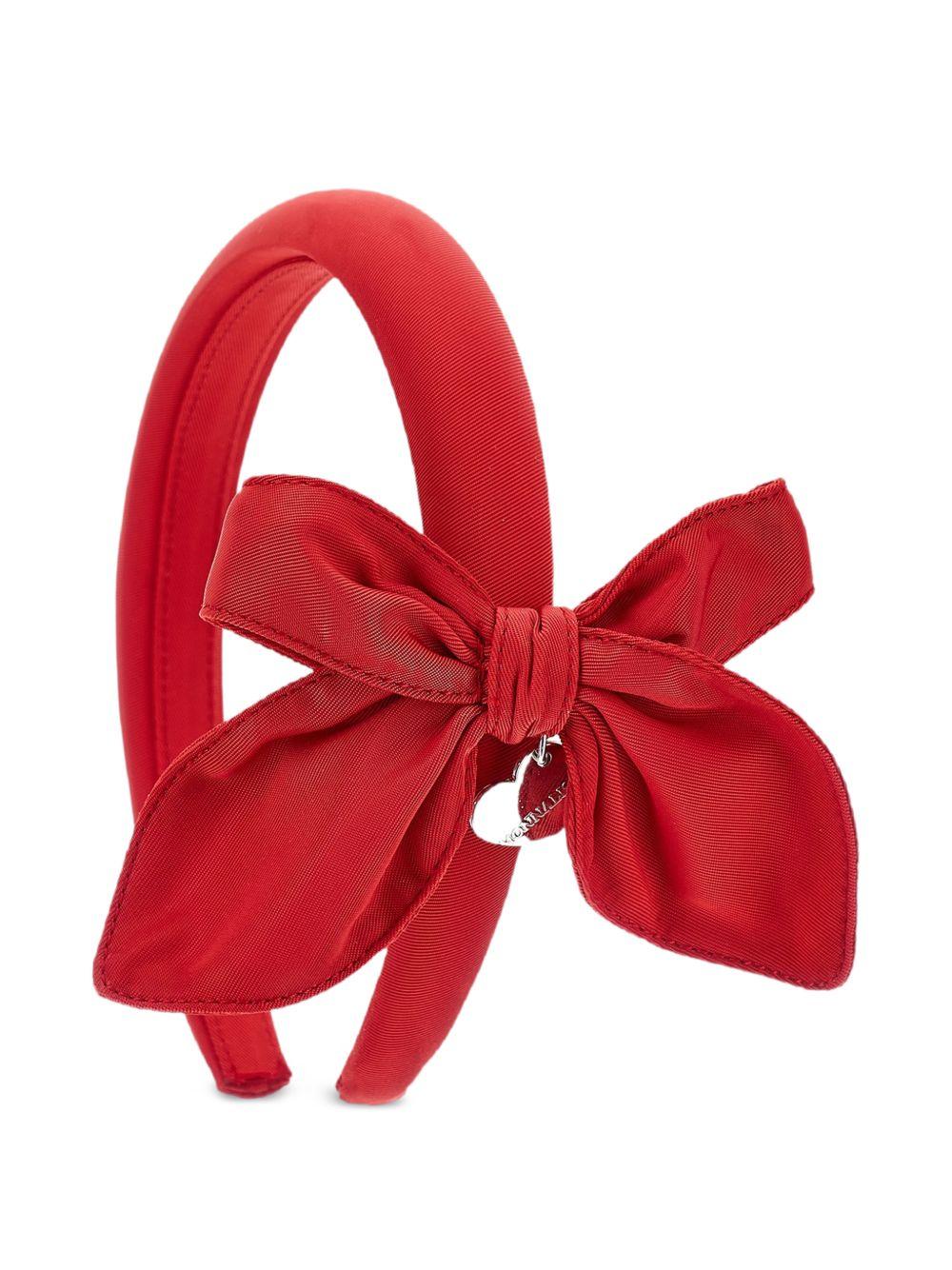 Cerchietto per capelli per bambina Monnalisa Kids rosso con dettaglio fiocco 17H002 8095 0043 MONNALISA KIDS
