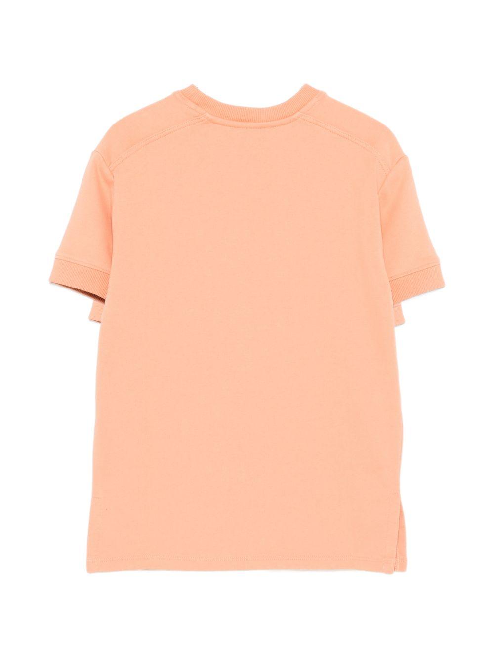 Abito per bambina Chloé Kids rosa con logo sul davanti C21230 43A CHLOE' KIDS