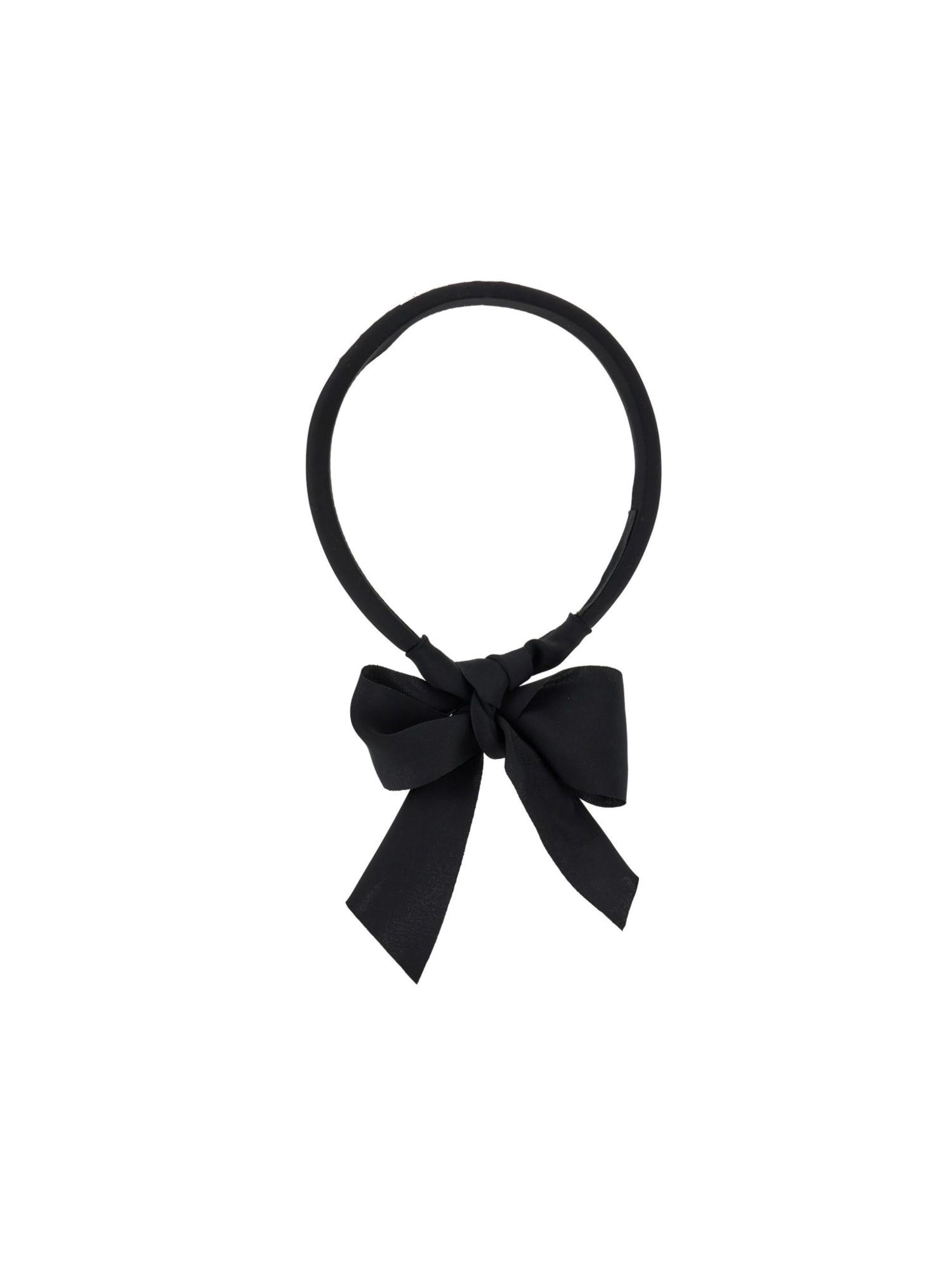 Cerchietto per bambina Philosophy di Lorenzo Serafini Kids nero con dettaglio fiocco I9G008 7780 0050 PHILOSOPHY KIDS