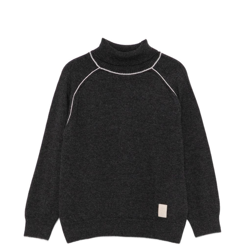 Maglione per bambino Eleventy Kids grigio con collo alto EZ9H10 Z3403 891BG ELEVENTY KIDS