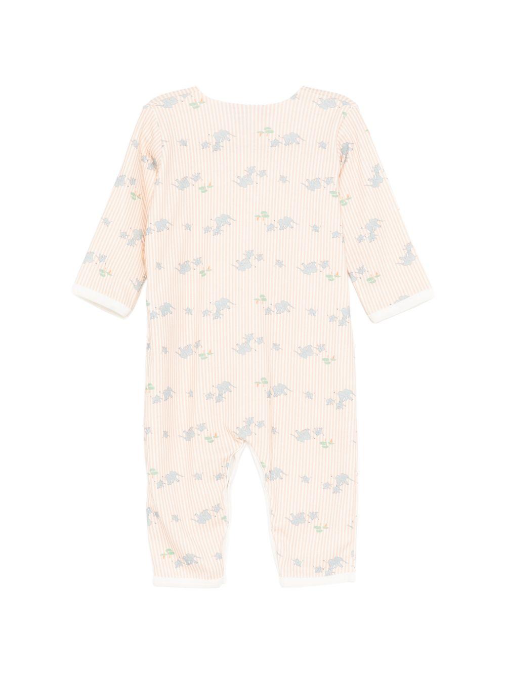 Tutina per neonato Petit Bateau multicolor con design a righe A0FSC 01 PETIT BATEAU KIDS