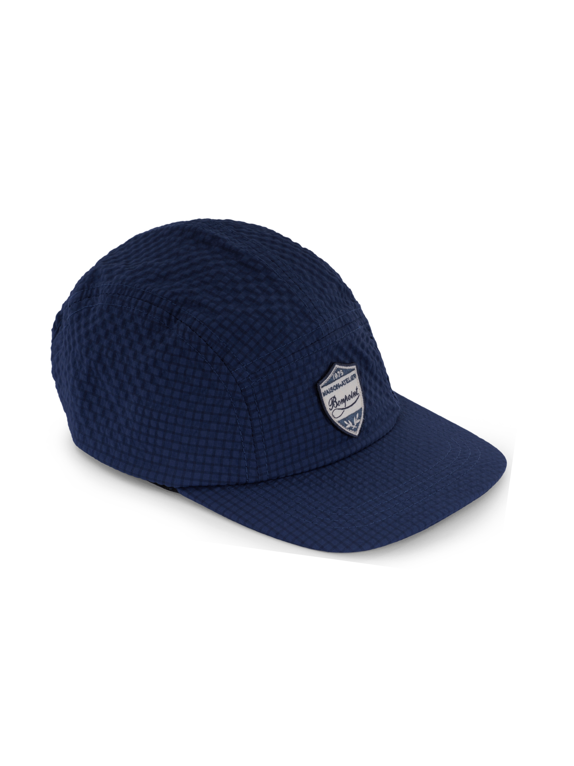 Cappello per bambino Bonpoint blu con finitura in rilievo C06BACW00001 073 BONPOINT