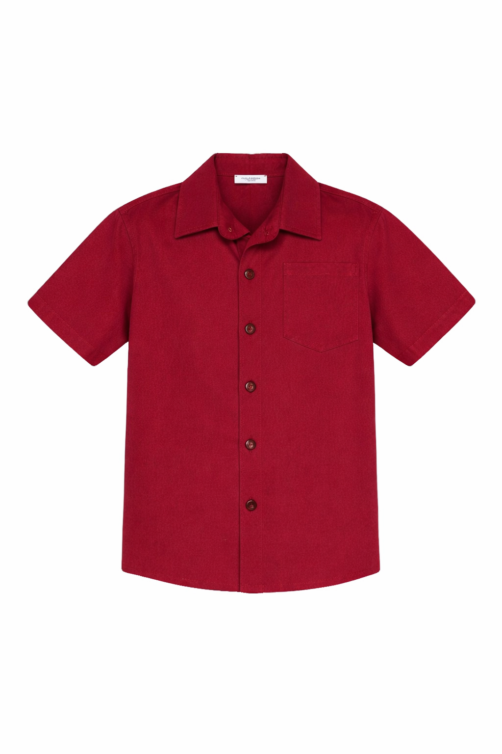 Camicia per bambino Paolo Pecora Kids rossa con colletto PP4301 CHERRY PAOLO PECORA KIDS