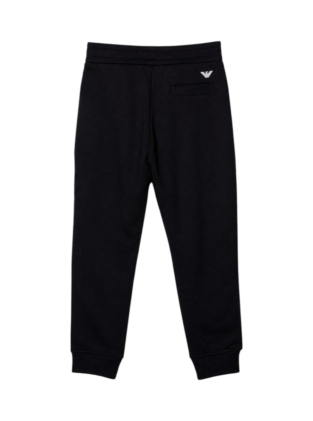Pantaloni sportivi per bambino Emporio Armani Kids blu con chiusura con coulisse 8N4PS9 1JRIZ 0920 EMPORIO ARMANI KIDS