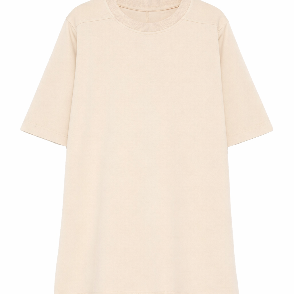T-shirt per bambino Rick Owens Kids beige con girocollo BG01F3274RNP 138 RICK OWENS KIDS