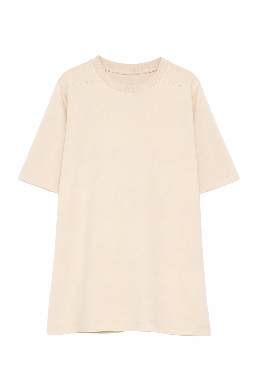 T-shirt per bambino Rick Owens Kids beige con girocollo BG01F3274RNP 138 RICK OWENS KIDS