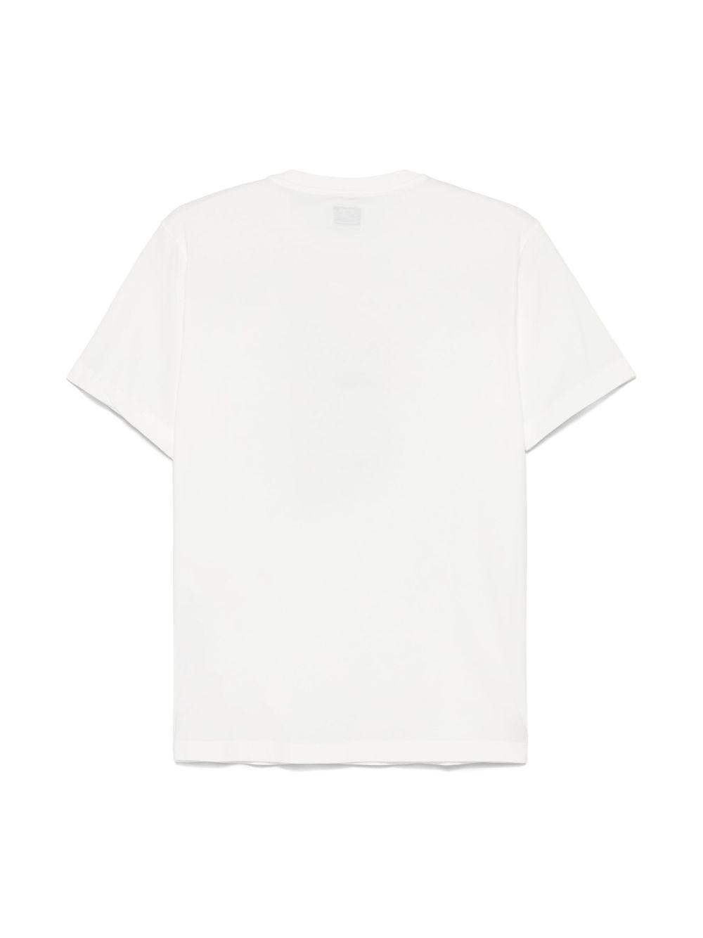 T-shirt per bambino C.P. Company Kids bianco con logo CNM00LLAA17 10135 C.P.COMPANY KIDS