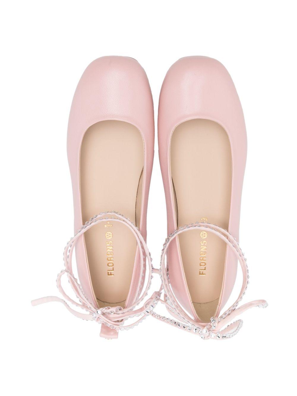 Ballerine per bambina Florens rosa con strass F9230 10J FLORENS KIDS